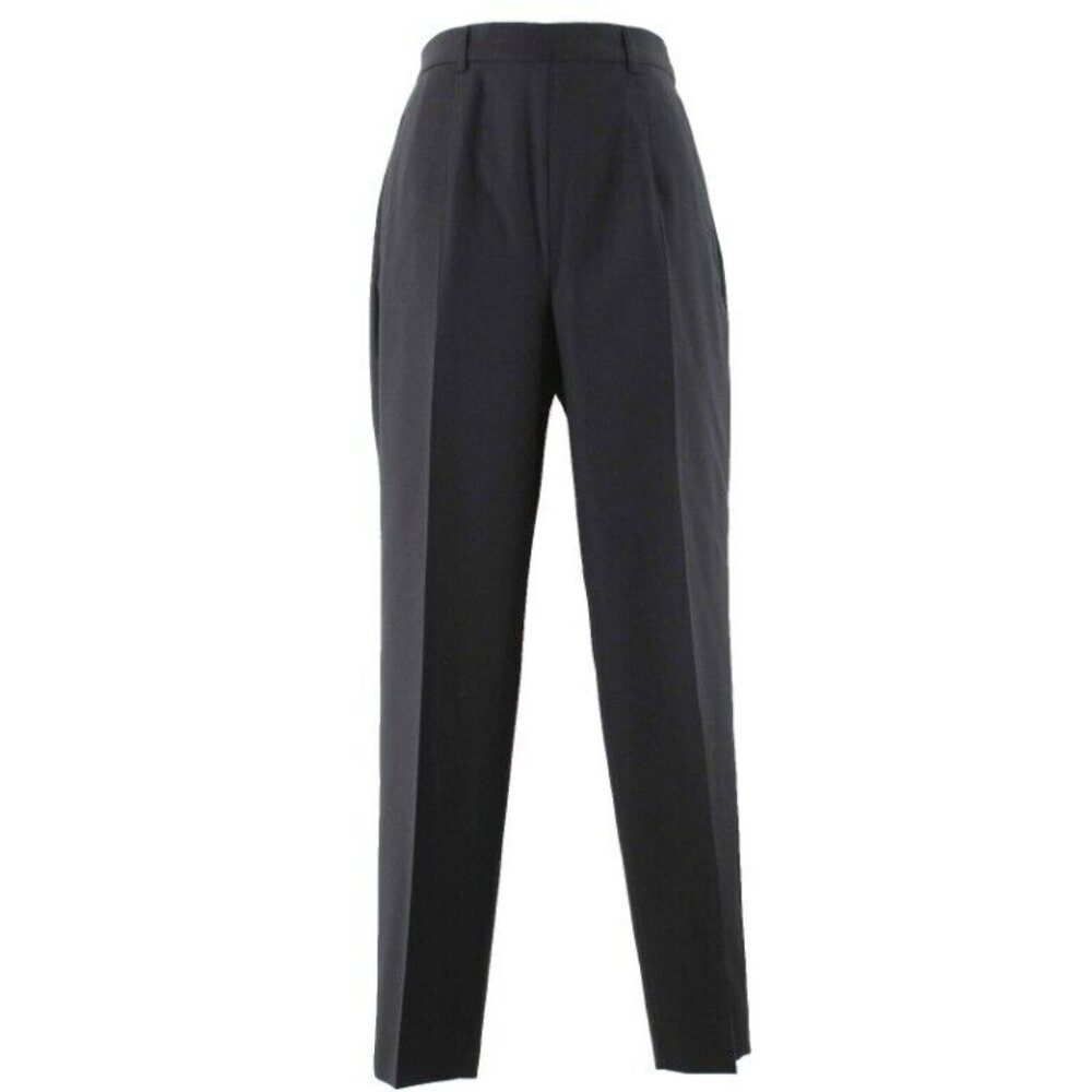 Nino Danieli 44 x 30" Black Extra Fine Virgin Wool Trouser Pant